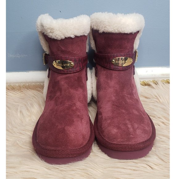 MICHAEL KORS SANDY SUEDE ANKLE BOOTIES - SIZE 6 - Picture 2 of 7